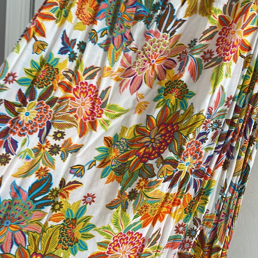 Bleu Rod Beattie floral strapless maxi dress - Picture 7 of 9